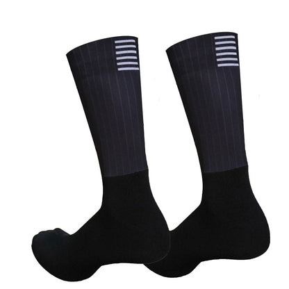 Profession Cycling Socks Pro Team Aero Socks Comfortable Breathable Anti Slip Seamless Silicone Running Sport Bike Socks