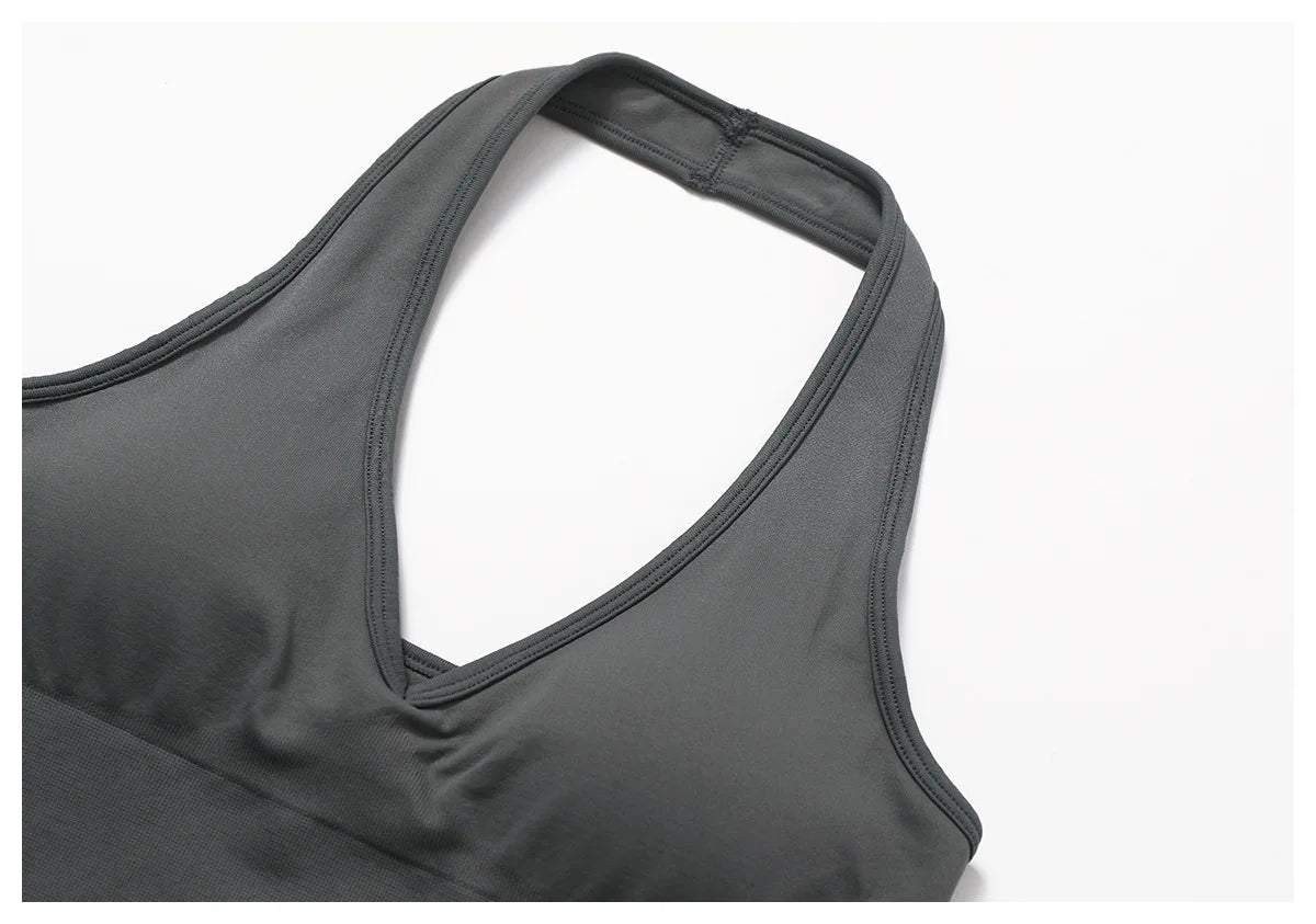 Seamless Push-Up Sports Bra