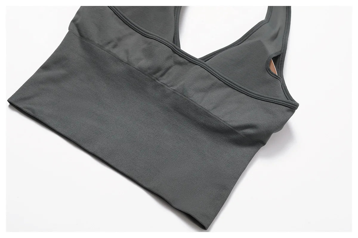 Seamless Push-Up Sports Bra