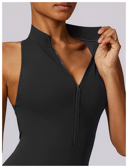 V-Back PowerFit Jumpsuit: